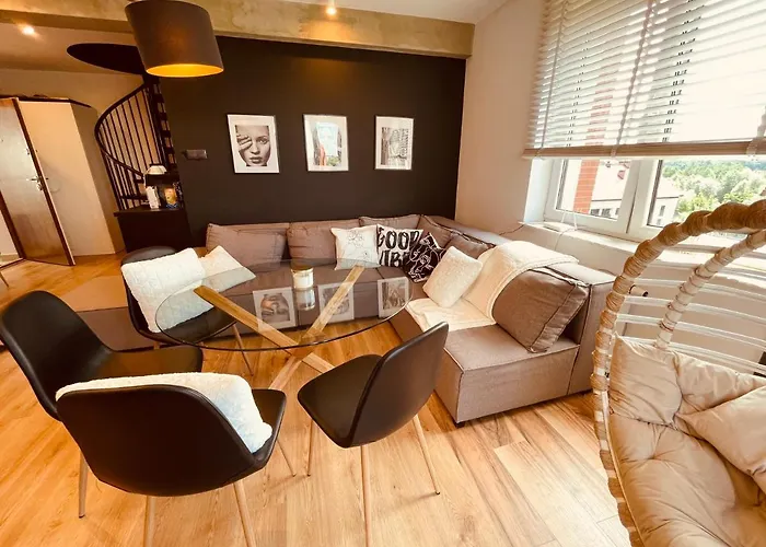 شقة Ktw Penthouse Z Tarasem *