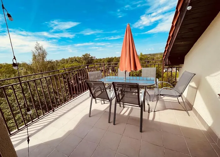 شقة Ktw Penthouse Z Tarasem كاتوفيتسه